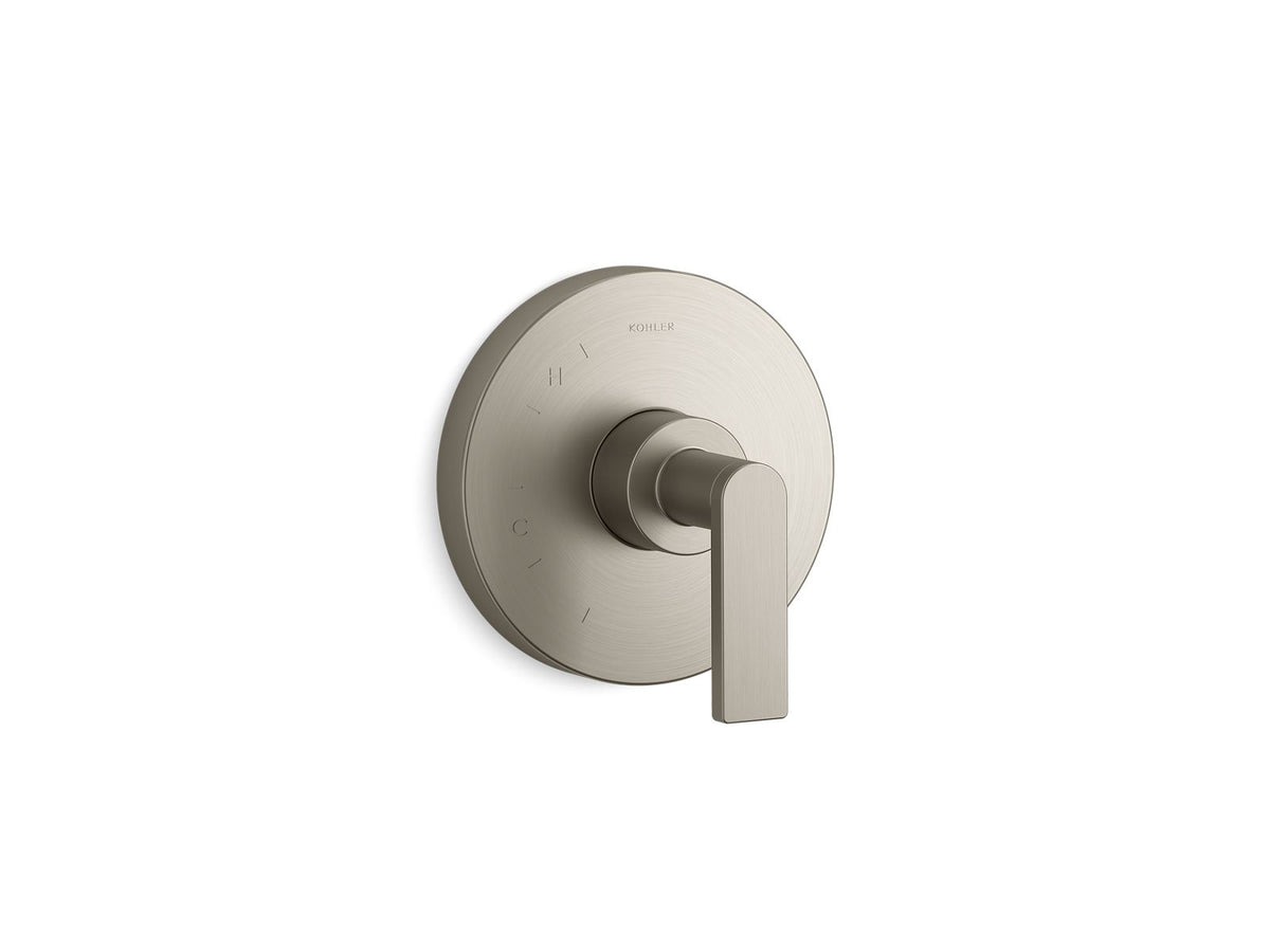 KOHLER K-TS73115-4-BN Composed Rite-Temp Valve Trim With Lever Handle - Vibrant Brushed Nickel
