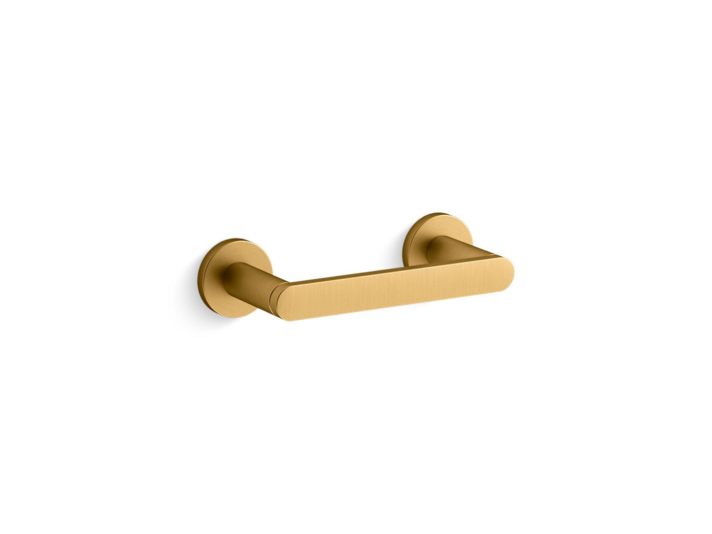 KOHLER K-73147-2MB Composed Pivoting Toilet Paper Holder In Vibrant Brushed Moderne Brass