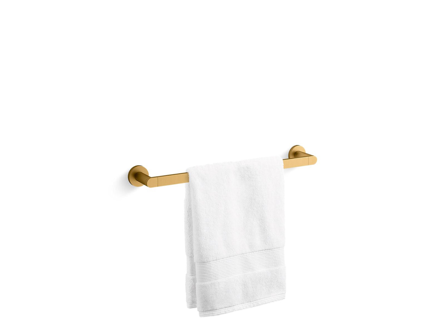 KOHLER K-73141-2MB Composed 18" Towel Bar In Vibrant Brushed Moderne Brass