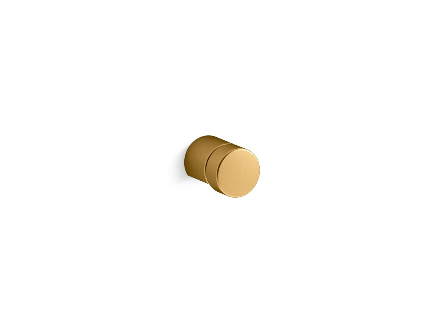 KOHLER K-73155-2MB Composed Cabinet Knob In Vibrant Brushed Moderne Brass