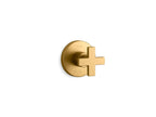 KOHLER K-T73135-3-2MB Composed Mastershower Volume Control Valve Trim With Cross Handle - Vibrant Brushed Moderne Brass