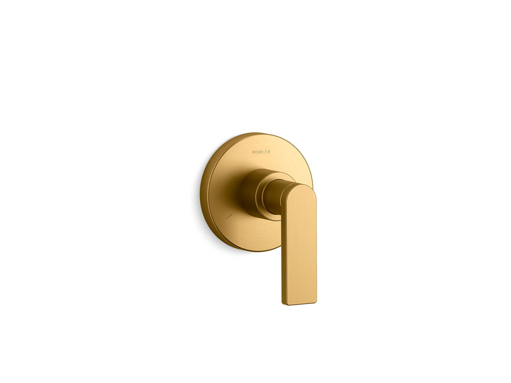 KOHLER K-T73140-4-2MB Composed Mastershower Transfer Valve Trim With Lever Handle - Vibrant Brushed Moderne Brass