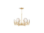 KOHLER K-29381-CH06B-2GL Arendela 22" Chandelier In Brushed Moderne Brass