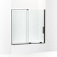 KOHLER K-707623-8L-BL Echelon Sliding bath door, 58-1/4" H x 55-3/4 - 59-3/4" W, with 5/16" thick Crystal Clear glass