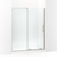 KOHLER K-707621-8L-BNK Echelon Sliding shower door, 71-3/4" H x 55-3/4 - 59-3/4" W, with 5/16" thick Crystal Clear glass