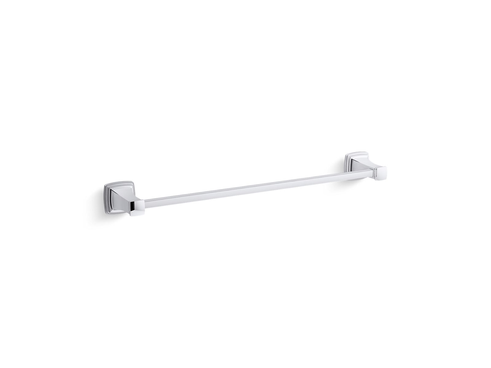 KOHLER K-27410-BL Riff 24" Towel Bar - Matte Black