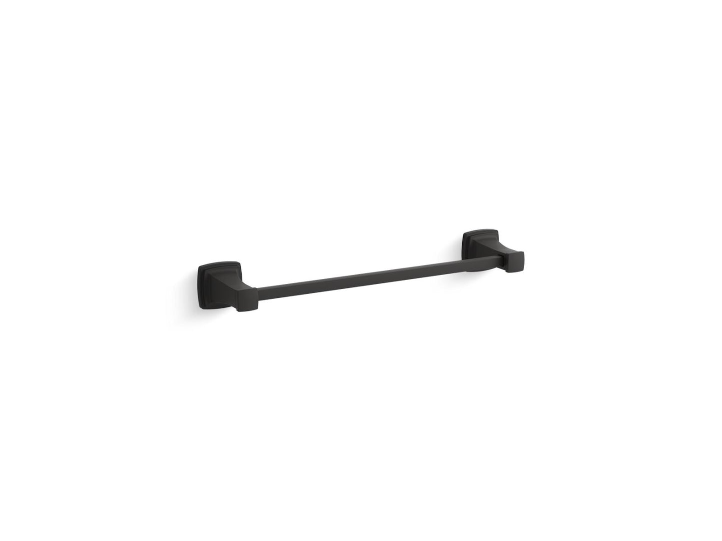 KOHLER K-27409-BL Riff 18" Towel Bar In Matte Black