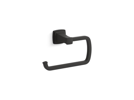 KOHLER K-27412-BL Riff Towel Ring In Matte Black