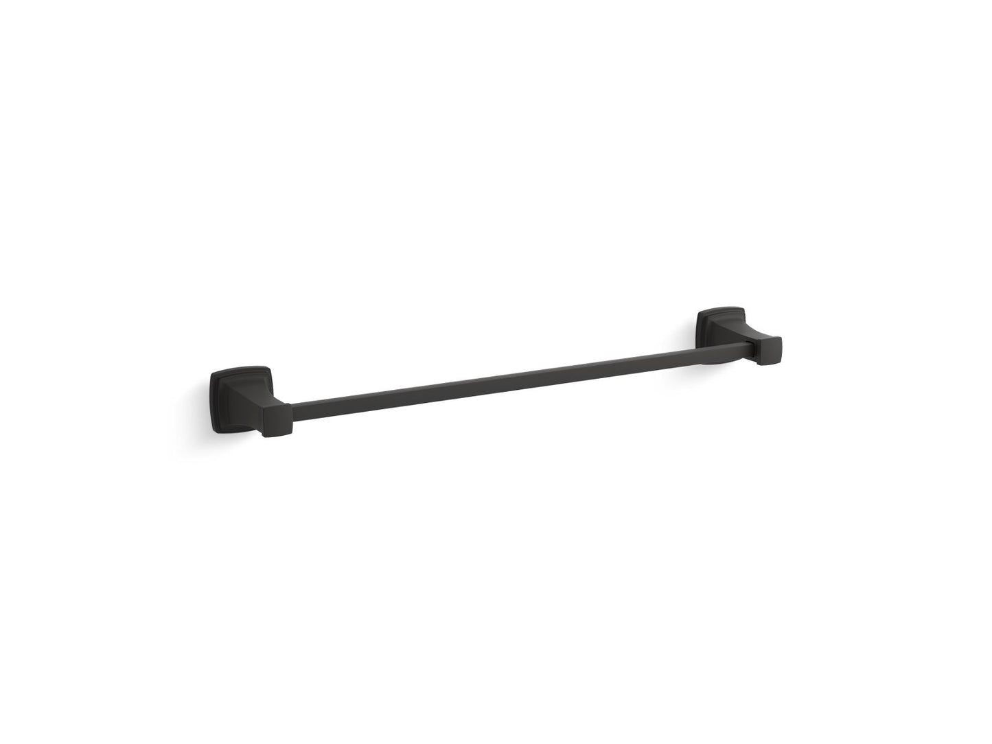 KOHLER K-27410-BL Riff 24" Towel Bar In Matte Black