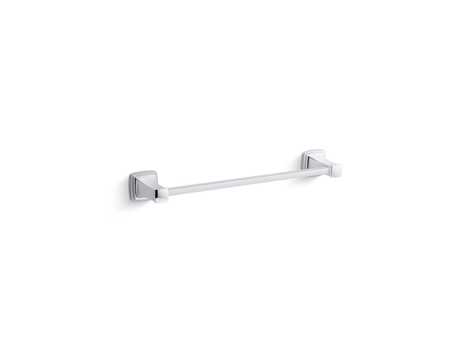 KOHLER K-27409-2MB Riff 18" Towel Bar - Vibrant Brushed Moderne Brass