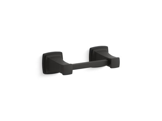 KOHLER K-27413-BL Riff Pivoting Toilet Paper Holder In Matte Black