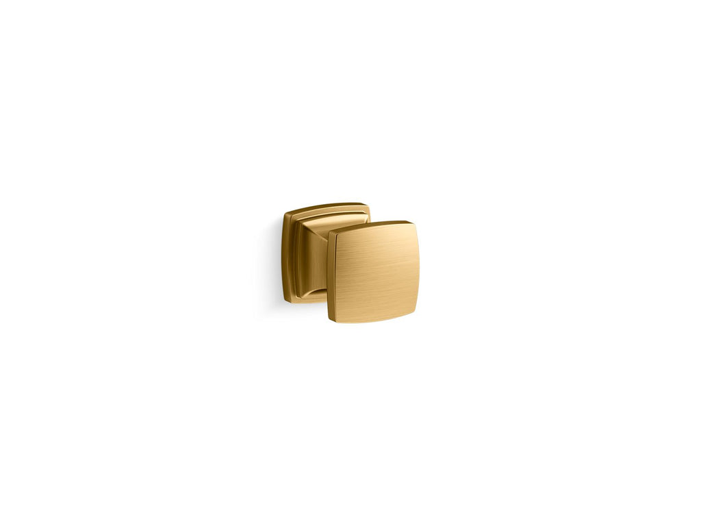 KOHLER K-24433-2MB Riff Cabinet Knob - Vibrant Brushed Moderne Brass