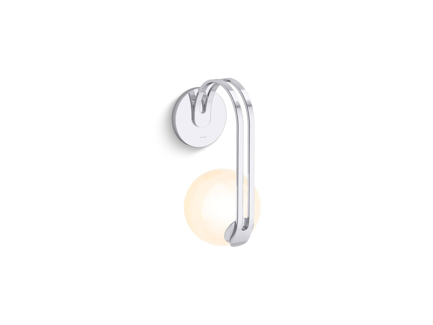 KOHLER K-32376-SC01-CPL Kraga One-Light Sconce In Polished Chrome