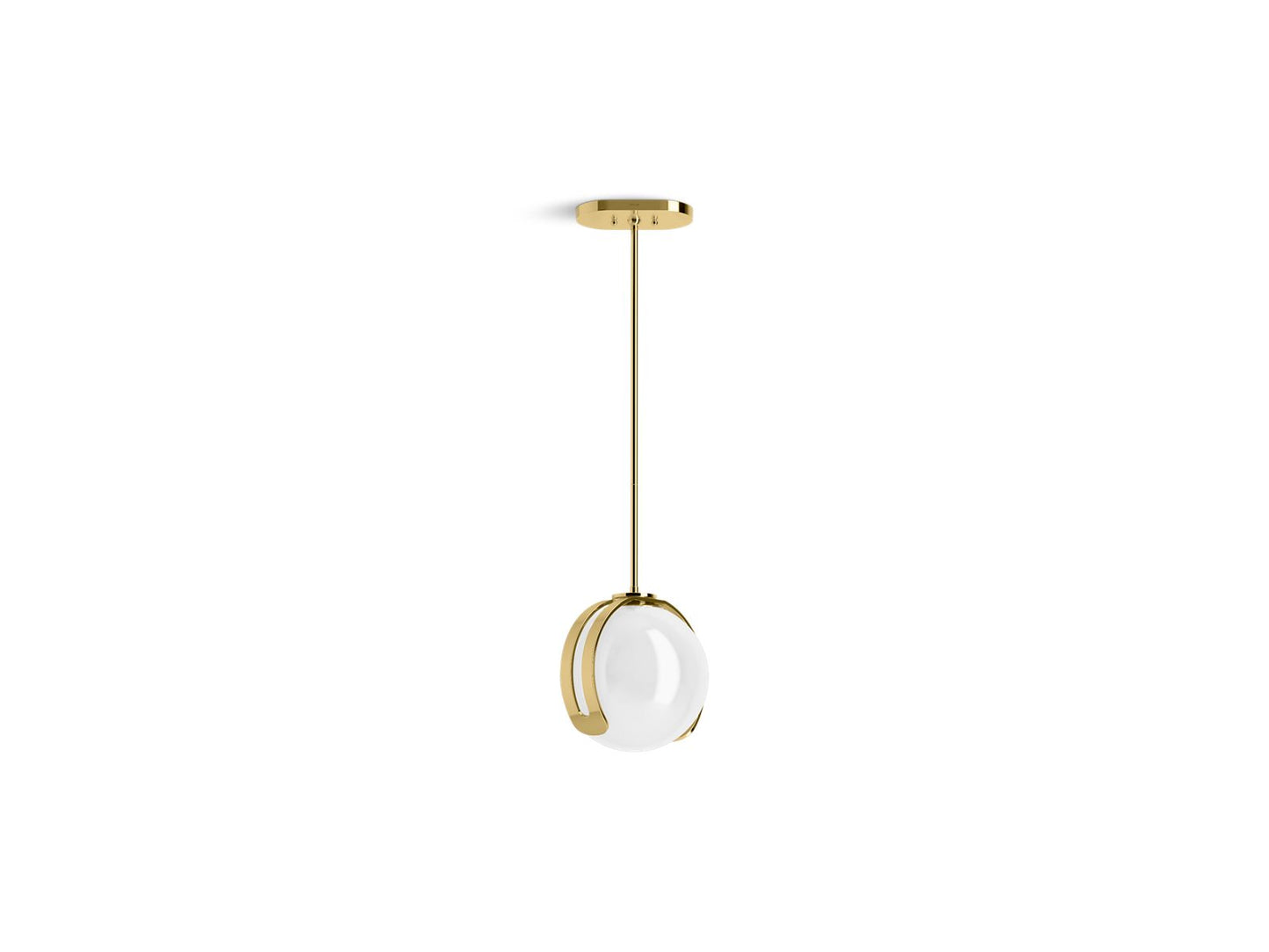 KOHLER K-32379-PE01-2PL Kraga 10" Pendant In Polished Brass