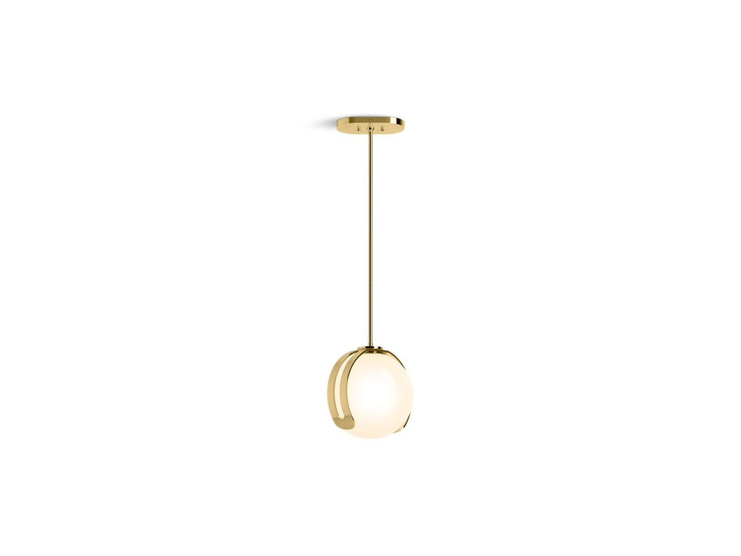 KOHLER K-32379-PE01-2PL Kraga 10" Pendant In Polished Brass