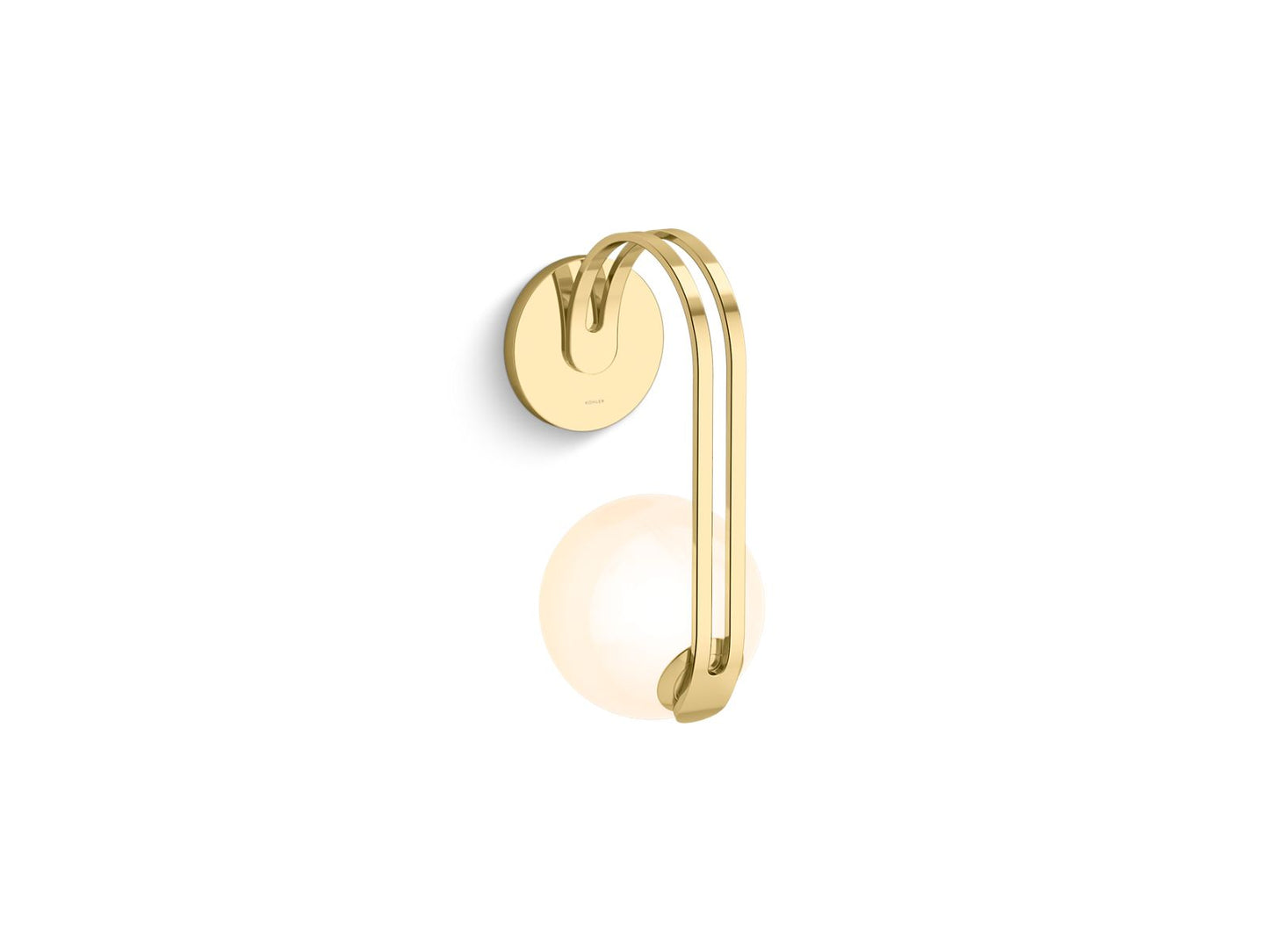 KOHLER K-32376-SC01-2PL Kraga One-Light Sconce In Polished Brass