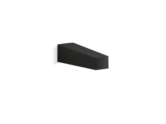 KOHLER K-20004-BL Honesty Wall-Mount Bath Spout In Matte Black