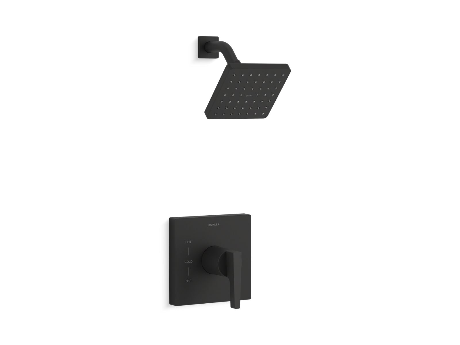 KOHLER K-TS99764-4-BL Honesty Rite-Temp Shower Trim Kit, 2.5 Gpm - Matte Black