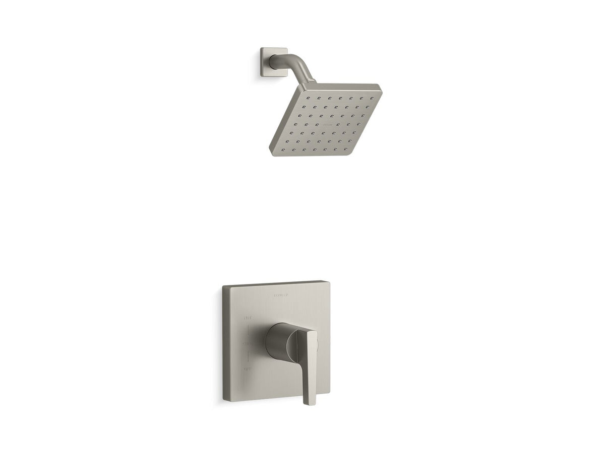 KOHLER K-TS99764-4-BN Honesty Rite-Temp Shower Trim Kit, 2.5 Gpm - Vibrant Brushed Nickel