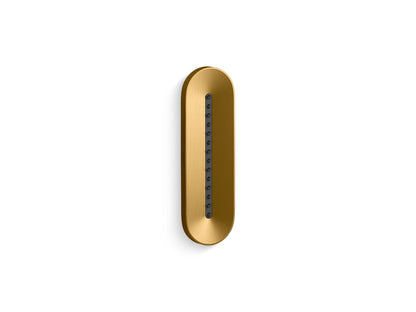 KOHLER K-26300-G-2MB Statement Oblong Vichy single-function body spray, 1.75 gpm - Vibrant Brushed Moderne Brass