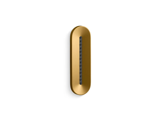 KOHLER K-26300-G-2MB Statement Oblong Vichy single-function body spray, 1.75 gpm - Vibrant Brushed Moderne Brass