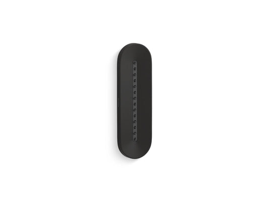 KOHLER K-26300-G-BL Statement Oblong Vichy single-function body spray, 1.75 gpm - Matte Black