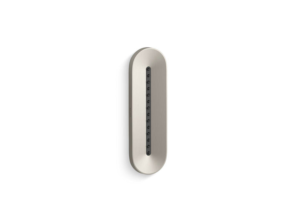KOHLER K-26300-G-BN Statement Oblong Vichy Single-Function Body Spray, 1.75 Gpm - Vibrant Brushed Nickel