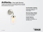 KOHLER K-72584-2GL Artifacts One-Light Sconce - Brushed Moderne Brass