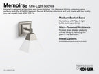 KOHLER K-23686-SC01-SNL Memoirs One-Light Sconce - Polished Nickel
