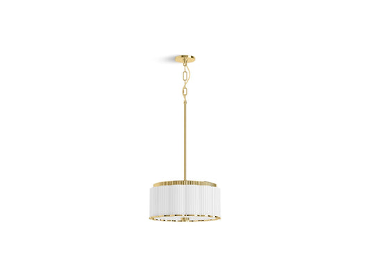 KOHLER K-27439-PE03-2PL Tresdoux 16" Pendant In Polished Brass