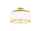 KOHLER K-27437-SF03-2PL Tresdoux 16" Semi-Flush In Polished Brass