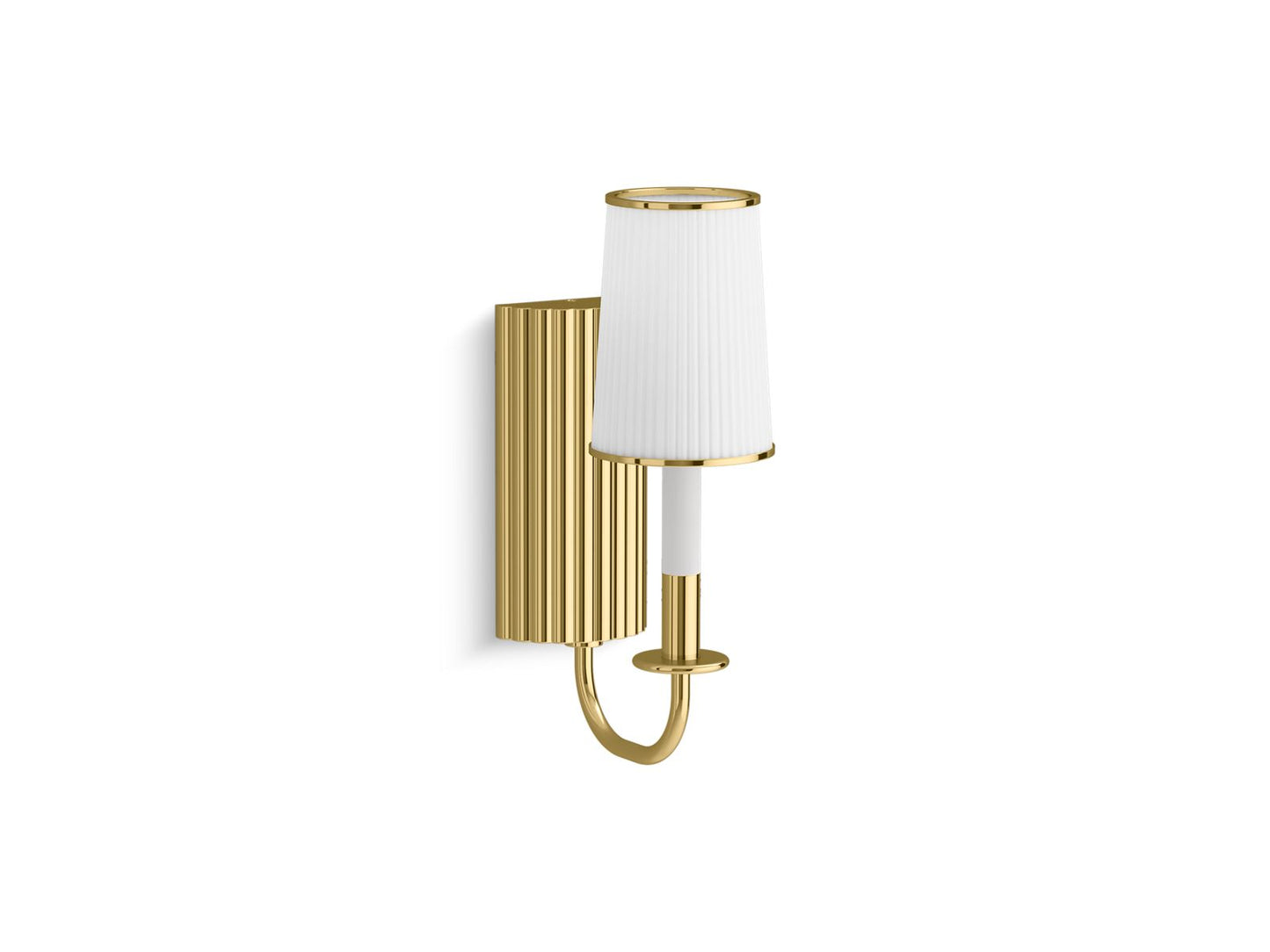 KOHLER K-27438-SC01-2PL Tresdoux One-Light Sconce In Polished Brass