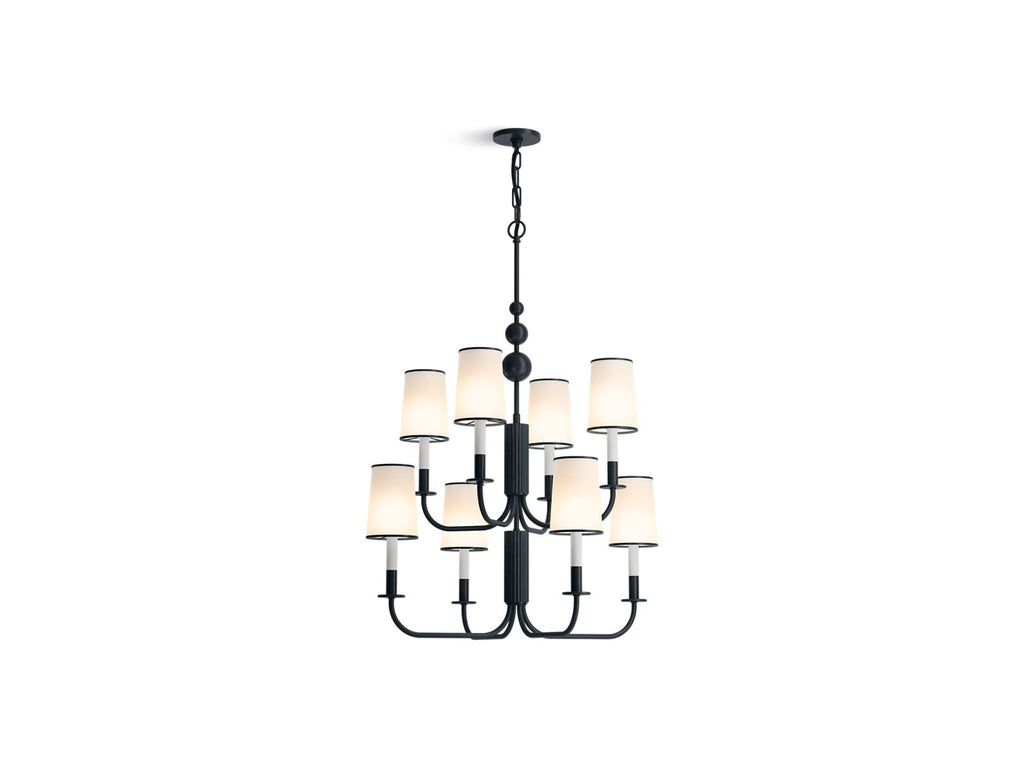 KOHLER K-27442-CH08-GNL Tresdoux 30" Chandelier In Gunmetal