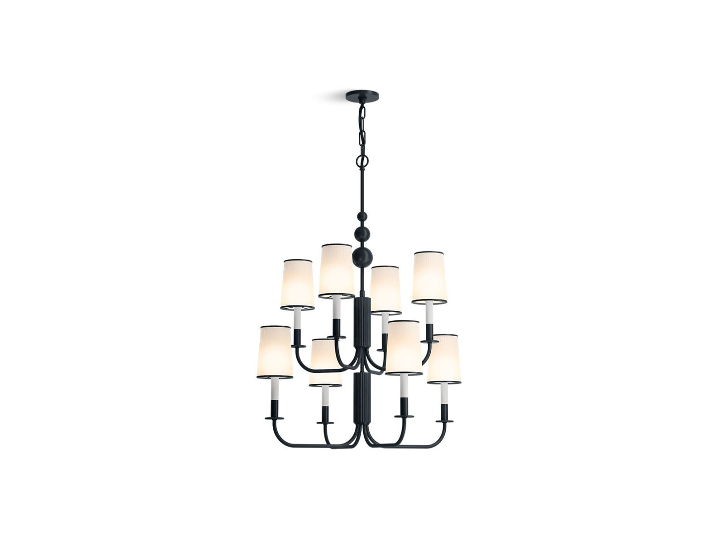 KOHLER K-27442-CH08-GNL Tresdoux 30" Chandelier In Gunmetal