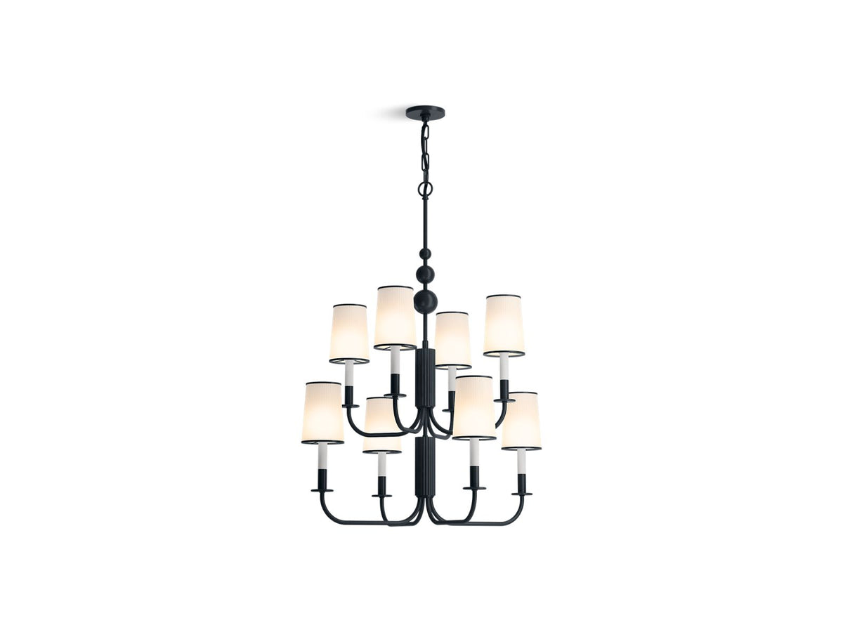 KOHLER K-27442-CH08-GNL Tresdoux 30" Chandelier In Gunmetal