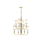 KOHLER K-27442-CH08-2PL Tresdoux 30" Chandelier In Polished Brass