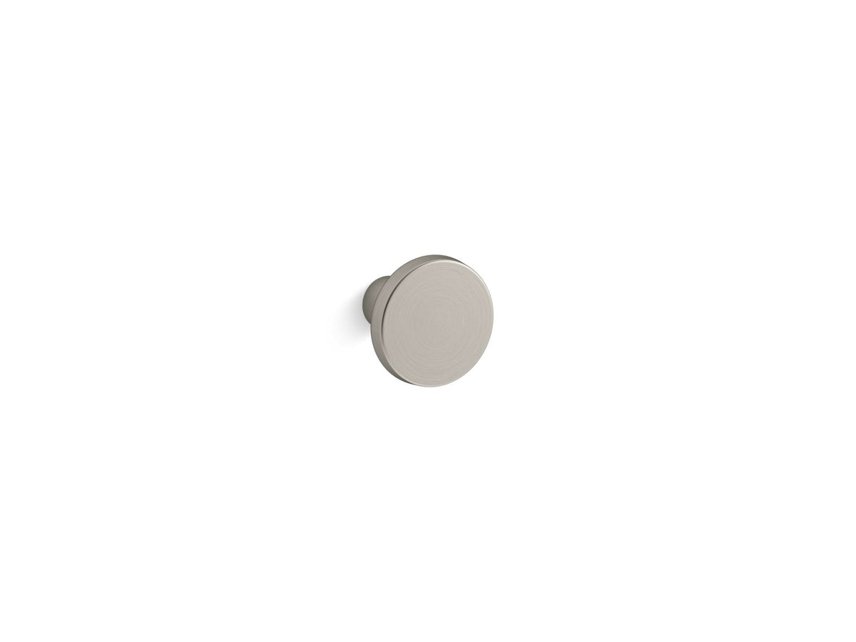 KOHLER K-24437-BN Tone Cabinet Knob - Vibrant Brushed Nickel