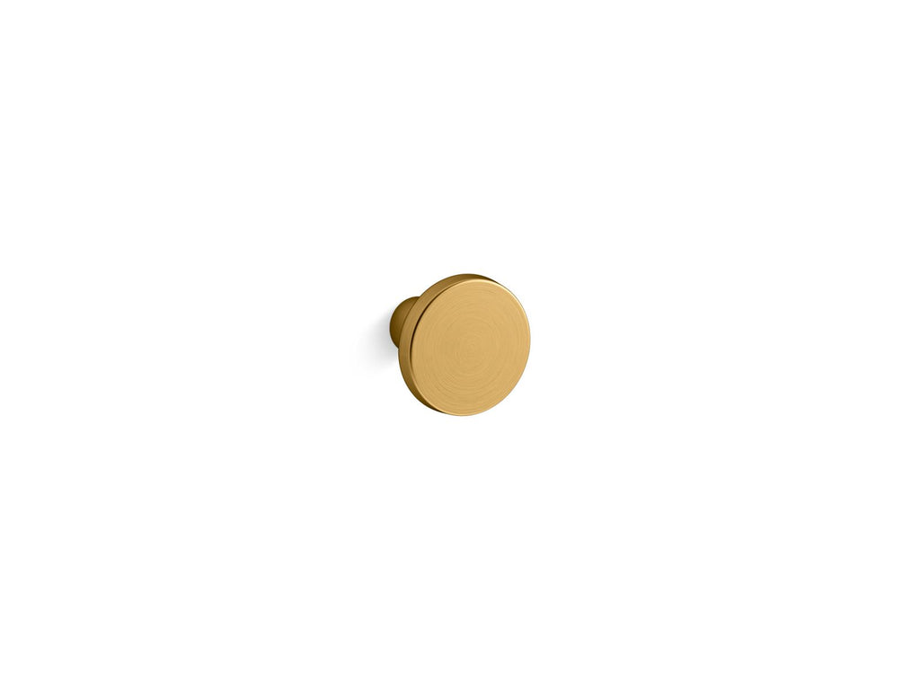 KOHLER K-24437-2MB Tone Cabinet Knob - Vibrant Brushed Moderne Brass