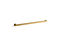 KOHLER K-23296-2MB Square 36" Grab Bar - Vibrant Brushed Moderne Brass