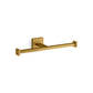 KOHLER K-23288-2MB Square Double Toilet Paper Holder In Vibrant Brushed Moderne Brass