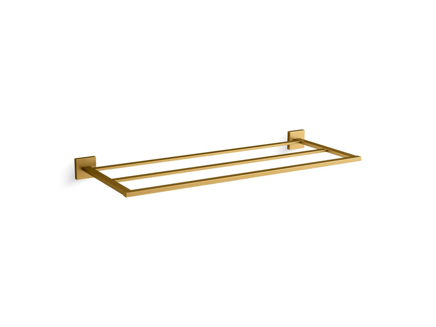 KOHLER K-23299-2MB Square Hotelier In Vibrant Brushed Moderne Brass