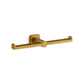 KOHLER K-21897-2MB Parallel Double Toilet Paper Holder In Vibrant Brushed Moderne Brass