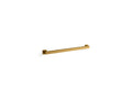 KOHLER K-23295-2MB Square 24" Grab Bar - Vibrant Brushed Moderne Brass
