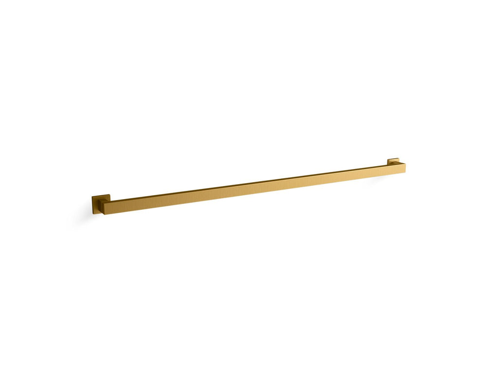KOHLER K-23297-2MB Square 42" Grab Bar - Vibrant Brushed Moderne Brass