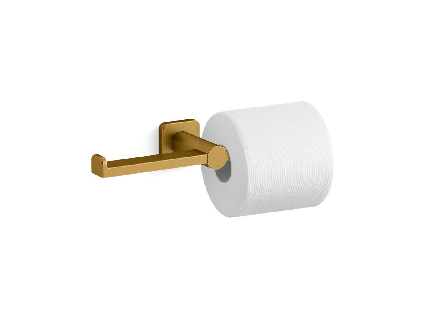 KOHLER K-21897-2MB Parallel Double Toilet Paper Holder In Vibrant Brushed Moderne Brass