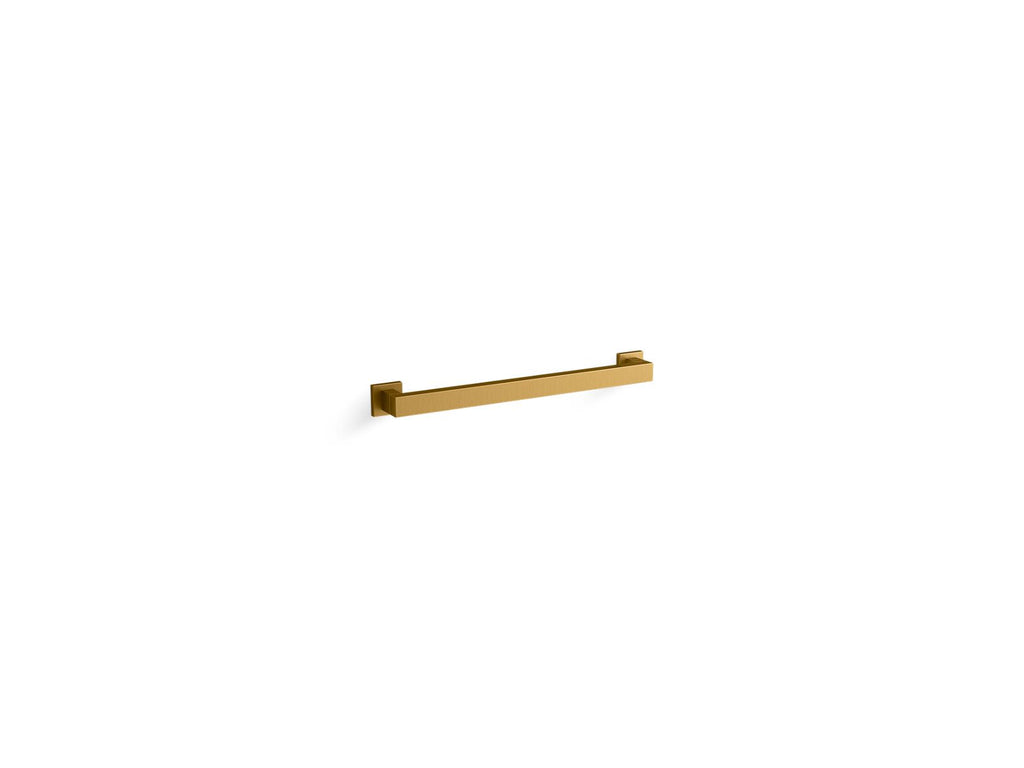 KOHLER K-23294-2MB Square 18" Grab Bar - Vibrant Brushed Moderne Brass