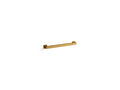 KOHLER K-23294-2MB Square 18" Grab Bar - Vibrant Brushed Moderne Brass