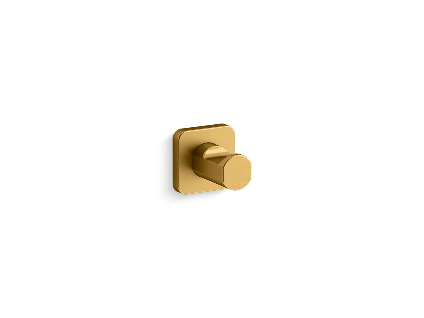 KOHLER K-23529-2MB Parallel Robe Hook In Vibrant Brushed Moderne Brass