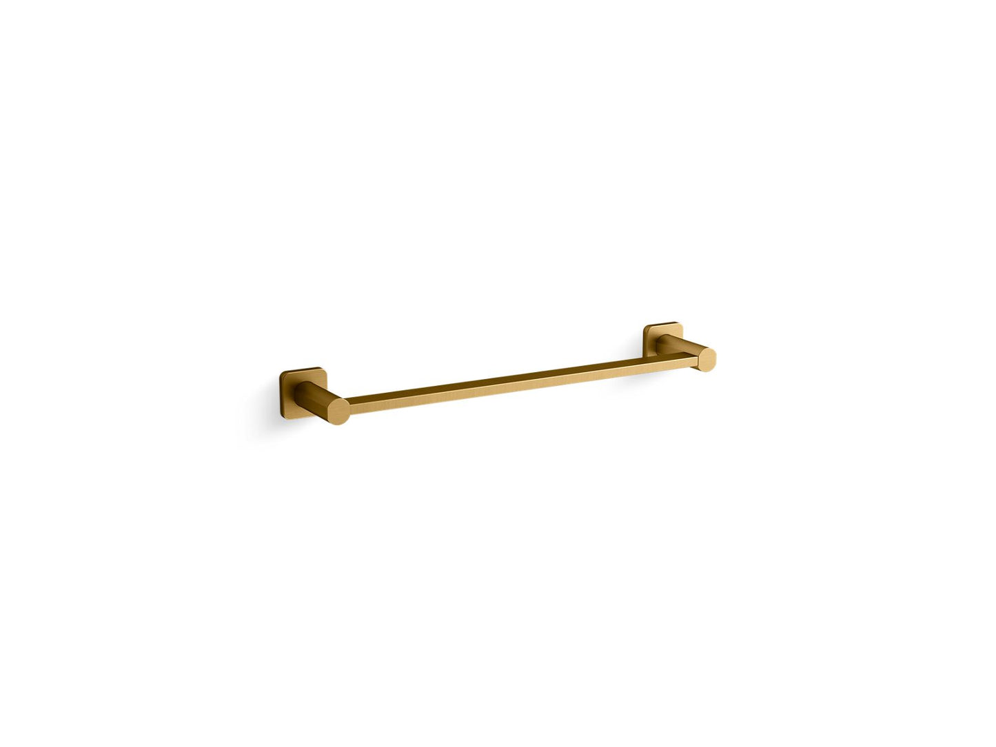 KOHLER K-23524-2MB Parallel 18" Towel Bar In Vibrant Brushed Moderne Brass