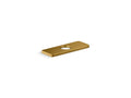 KOHLER K-23481-2MB Parallel Escutcheon Plate - Vibrant Brushed Moderne Brass